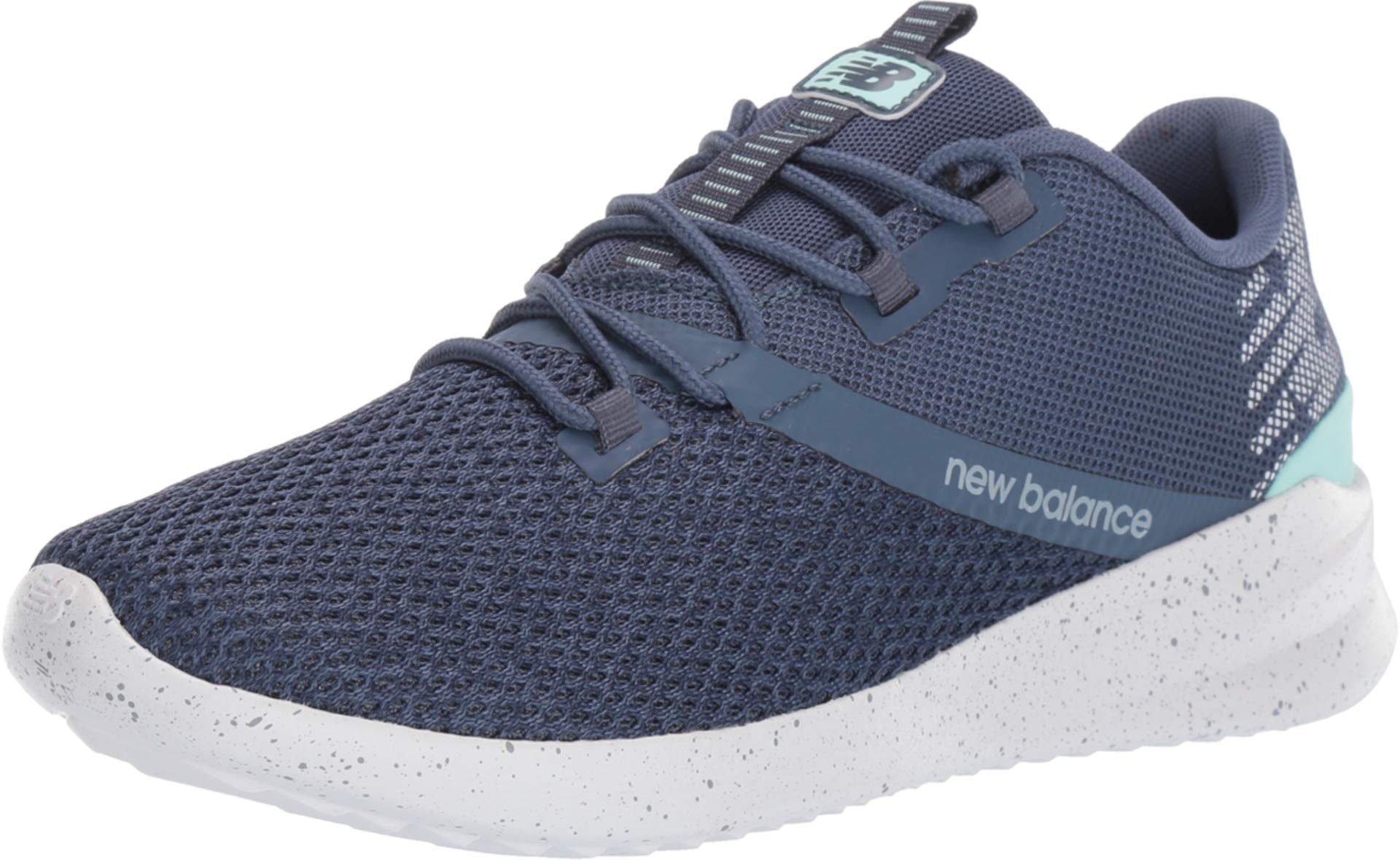 New Balance Women's Cush+ District Run V1 Shoe, Indigo Reef, 5 M US