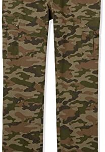 Amazon Essentials Men's Slim-Fit Stretch Cargo Pant (Available in Big & Tall), Green Camo, 30W x 30L