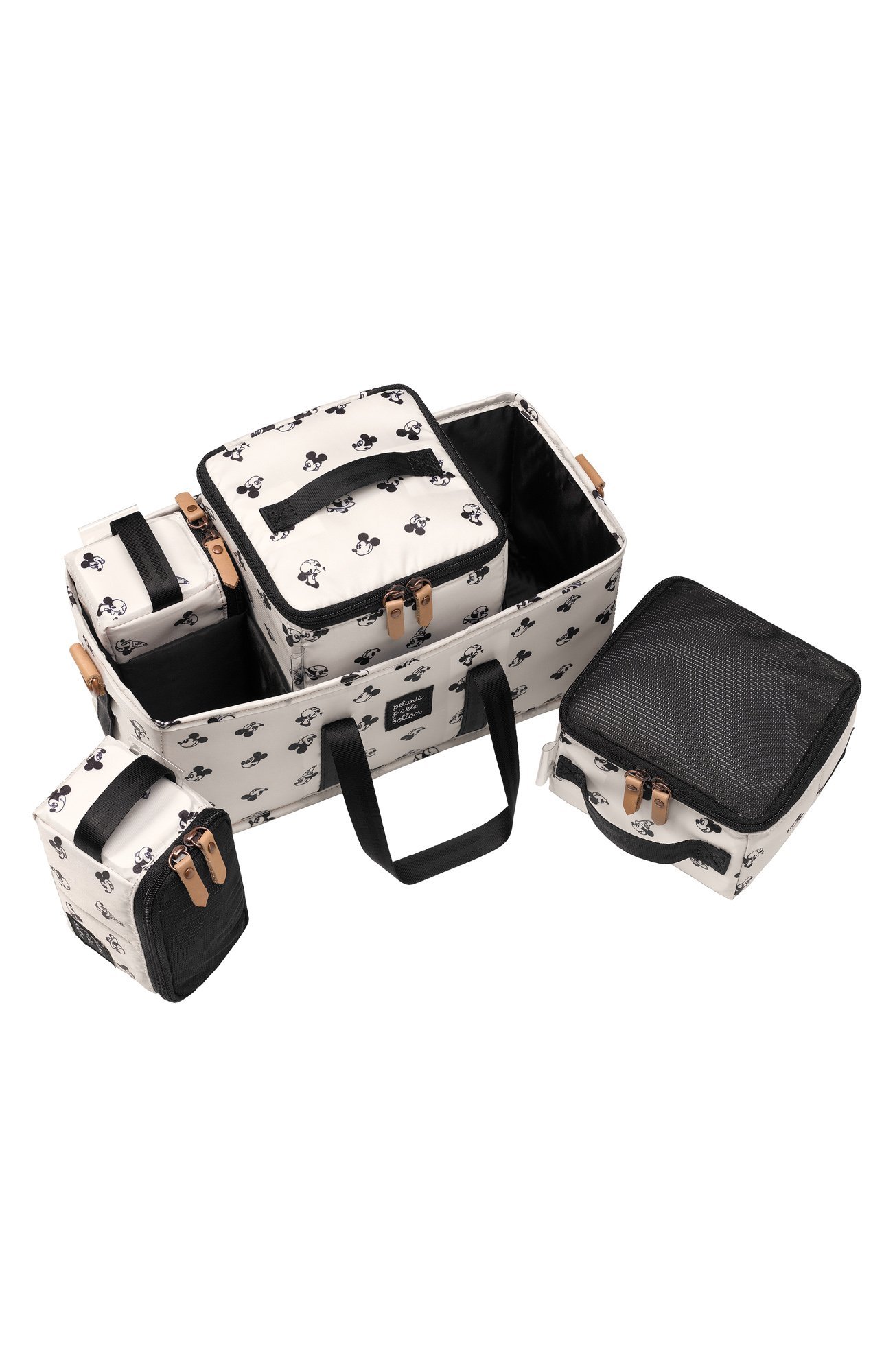 Petunia Pickle Bottom Inter-Mix Deluxe Kit | Baby Diaper Caddy Organizer | Keep Everything Organized in Diaper Bag, Stroller or Nursery - Disney's Mickey Mouse