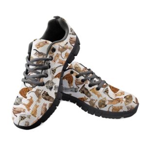 FOR U DESIGNS Kitten Cat Print On Women's Running Shoes Casual Lightweight Athletic Sneakers Size 37