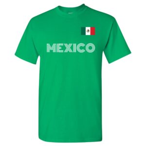 UGP Campus Apparel Mexico Soccer Jersey - Mexican International Futbol Team T Shirt - 2X-Large - Green