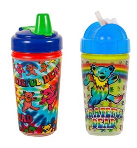 daphyls grateful dead sippy & straw cup combo