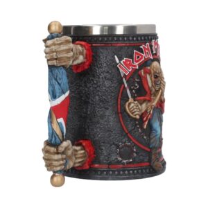 Nemesis Now Iron Maiden Tankard Mug 14cm Black, 600 milliliters