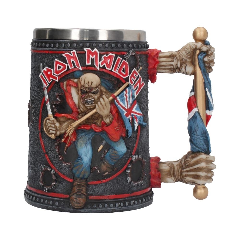 Nemesis Now Iron Maiden Tankard Mug 14cm Black, 600 milliliters