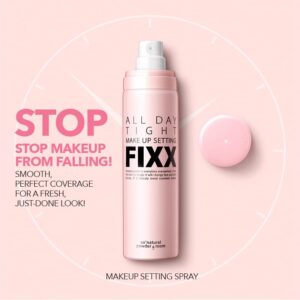 SO NATURAL ALL DAY TIGHT MAKE UP SETTING FIXER - Mist-type Spray, long lasting