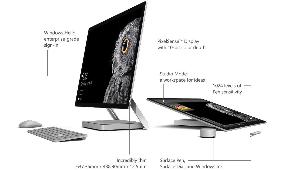 Microsoft Surface Studio (Intel Core i5, 8GB RAM, 1TB) (Renewed)