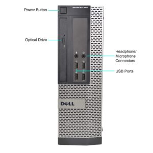 Dell Optiplex 990 SFF Desktop Computer Tower PC (Intel Core i5 3.1 GHz, 8GB Ram, 500GB HDD, WiFi, DVD-RW, Keyboard Mouse) 19in LCD Monitor Brands Vary, Windows 10 (Renewed)