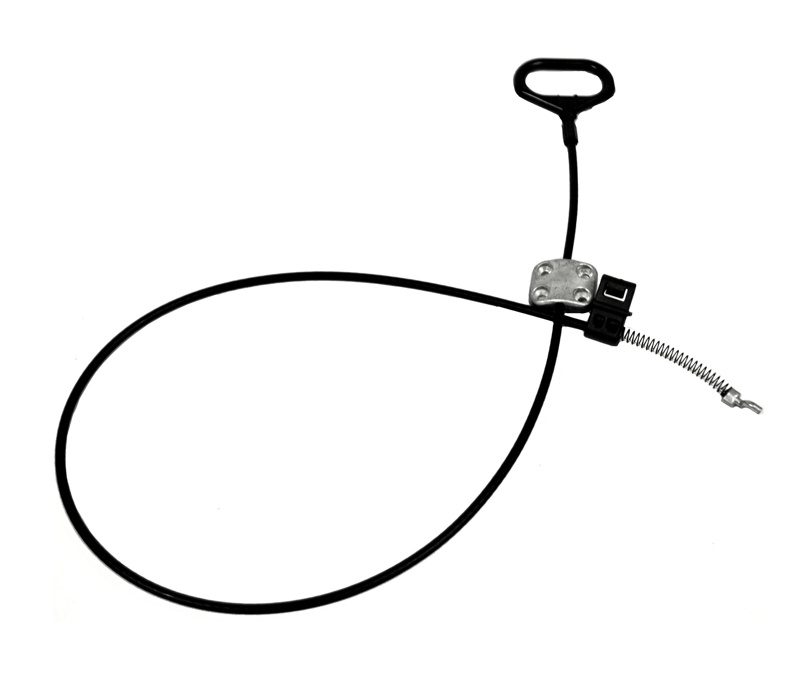 Recliner-Handles D Pull Handle with Cable with 3.25" Exposed Wire and 3mm Barrel, Metal Mounting Bracket Along with 41" Total Length with an Assist Spring S-Tip