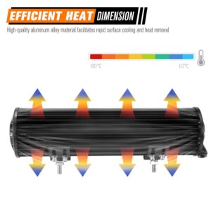 LITE-WAY 12 Inch LED Light Bar for Truck, Boat, ATV,UTV, Marine, IP68, 30000LM LED Pods Spot & Flood Combo Beam, 12V Triple Row Light Bar Off Road Driving Led Work Lights