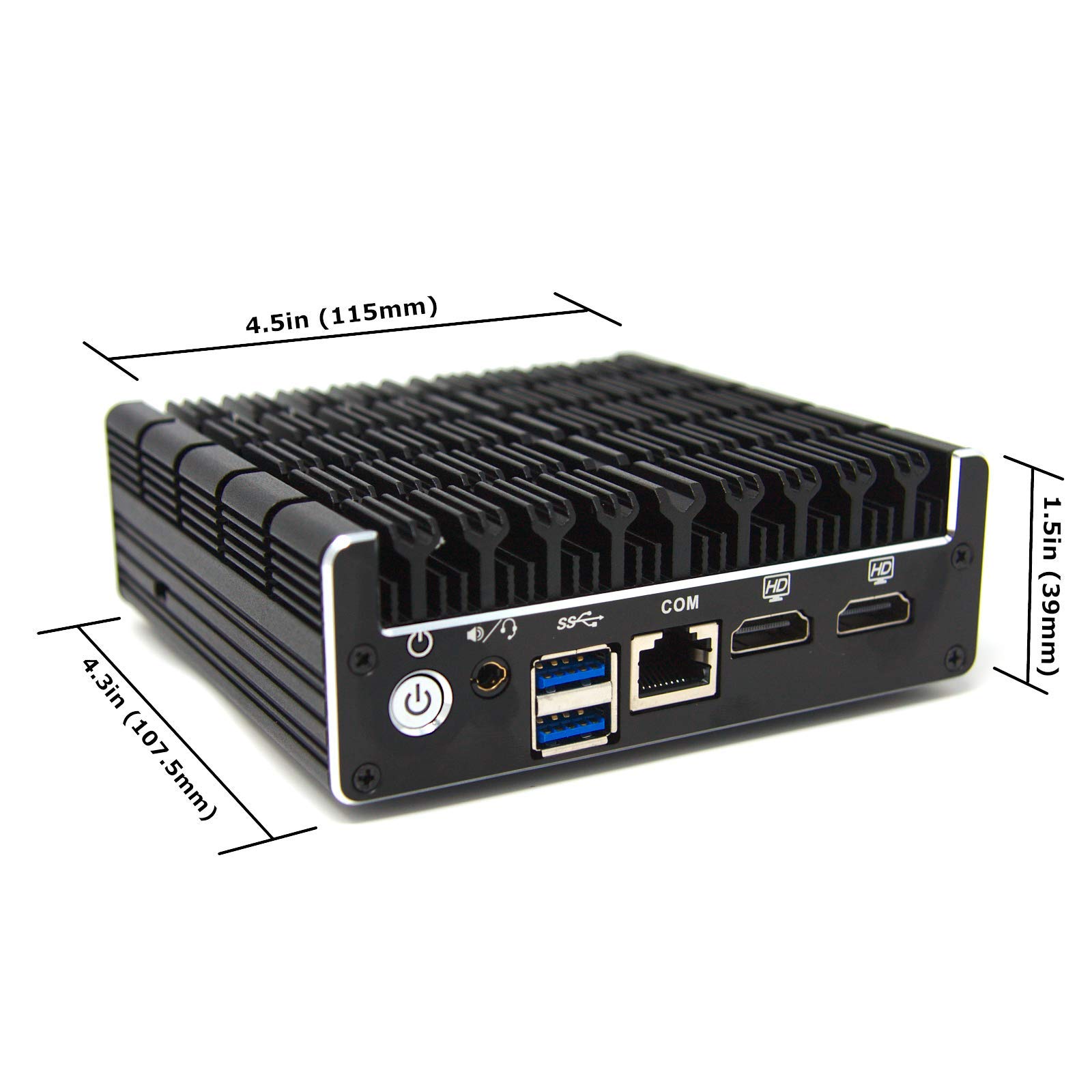 Protectli Vault FW2B - 2 Port, Firewall Micro Appliance/Mini PC - Intel Dual Core, AES-NI, 4GB RAM, 32GB mSATA SSD