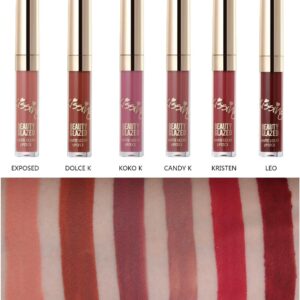 MYUANGO Set of 6 Matte Liquid Lipsticks -Vegan, Long Lasting, Waterproof, Non-Stick Finish for Women and Girl