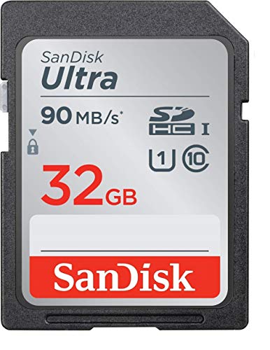 SanDisk Ultra - 10 Pack Bundle UHS-I Class 10 SD Flash Memory Card Retail (SDSDUNC-032G-GN6IN) - With Everything But Stromboli (TM) Combo Card Reader