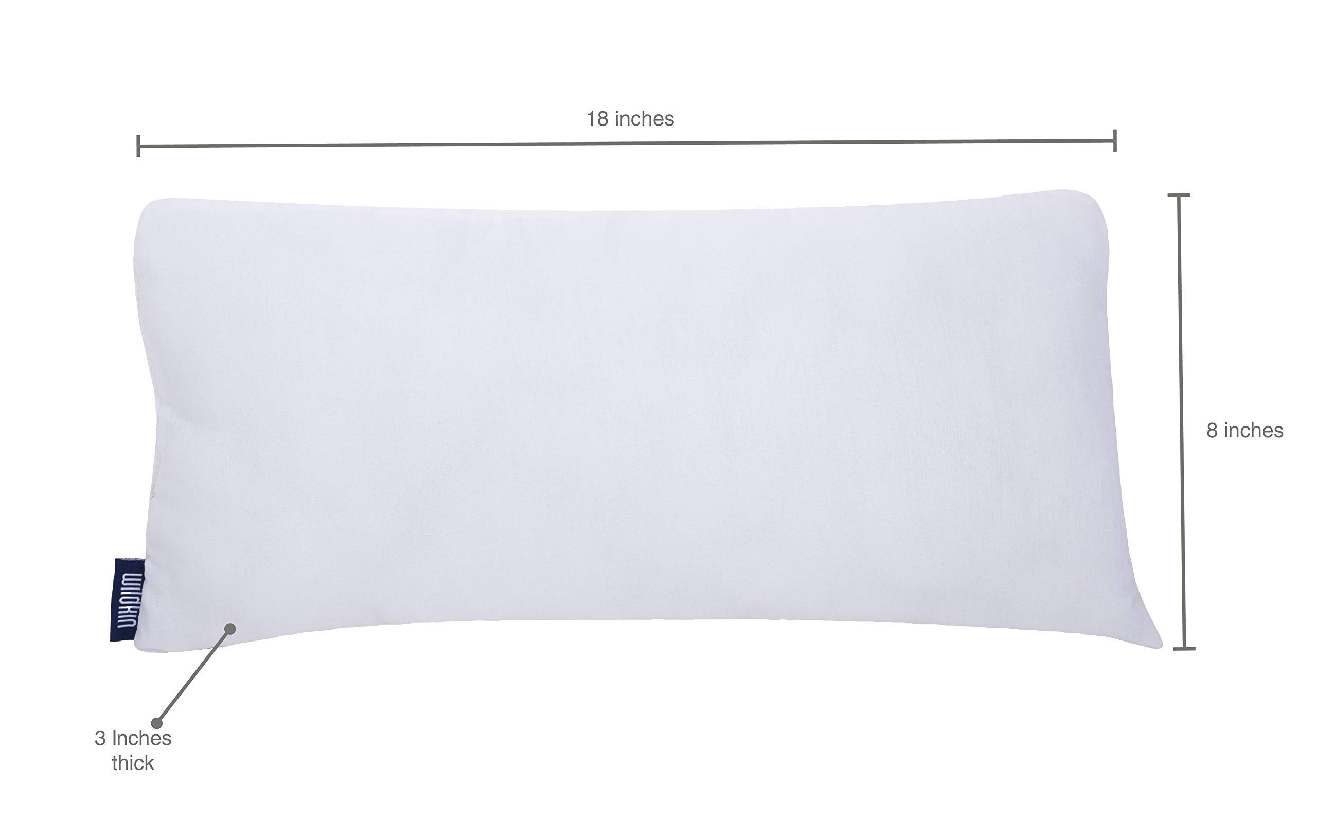 Wildkin Kids Nap Mat Pillow for Boys and Girls, Perfect Removable Replacement Pillow, Sized to Fit in Our Microfiber, Cotton & Original Nap Mats, Super Soft Cotton Blend Fill, BPA-free (White)