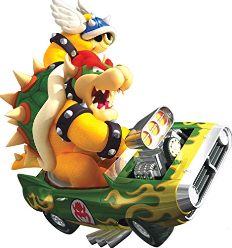 7 Inch Bowser Super Mario Kart Wii Bros Brothers Removable Wall Decal Sticker Art Nintendo 64 SNES Home Kids Room Decor Decoration - 7 by 7 1/2 inches