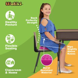 WALIKI Toys Children's Wobbly Cushion, Alternative Classroom Seating | Inflatable Core Disc Seats for School (Pump Included, 12”/30CM) (Pack of 4)