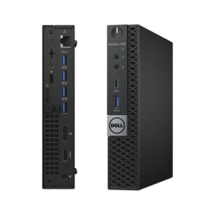 dell optiplex 7050 micro form factor desktop computer, intel core i7-7700 up to 4.20 ghz, 16gb ddr4 ram, 512gb solid state drive, windows 10 pro (renewed)