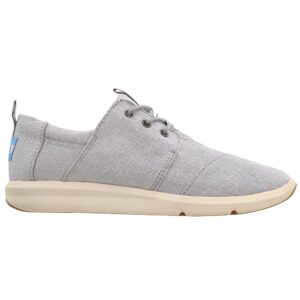 TOMS Womens Del Rey Lace Up Sneakers Shoes Casual - Grey - Size 5.5 B