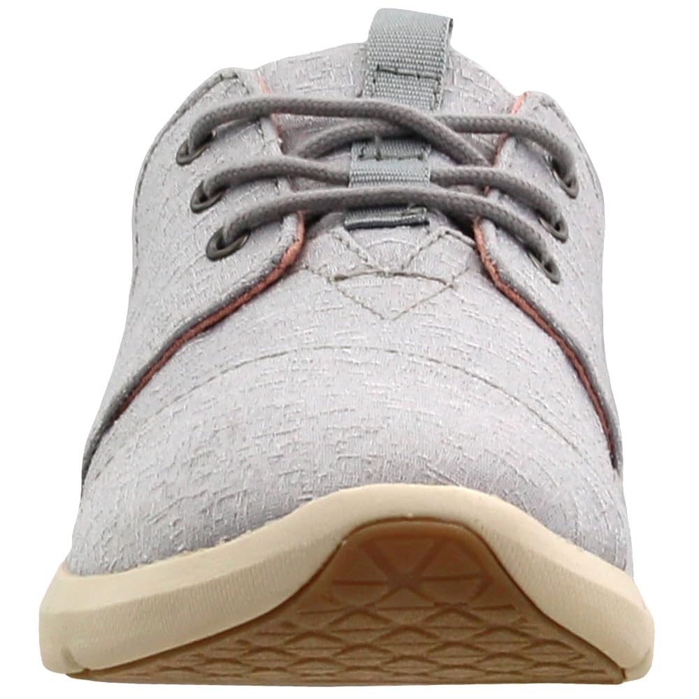 TOMS Womens Del Rey Lace Up Sneakers Shoes Casual - Grey - Size 5.5 B