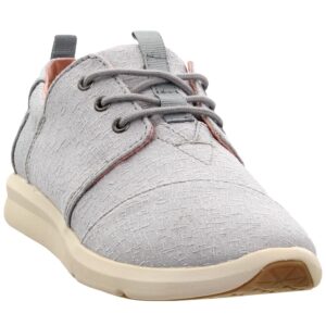 TOMS Womens Del Rey Lace Up Sneakers Shoes Casual - Grey - Size 5.5 B