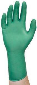 microflex 93-260 nitrile and neoprene gloves - disposable, chemical resistant , size large (pack of 50)