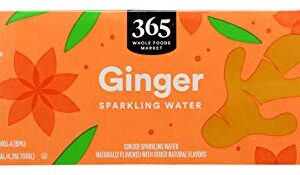 365 by Whole Foods Market, Sparkling Ginger Water 12Pk Cans, 12 Fl Oz