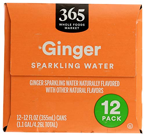 365 by Whole Foods Market, Sparkling Ginger Water 12Pk Cans, 12 Fl Oz