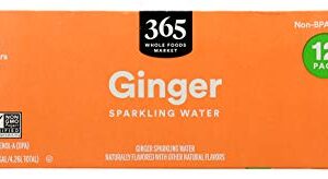 365 by Whole Foods Market, Sparkling Ginger Water 12Pk Cans, 12 Fl Oz