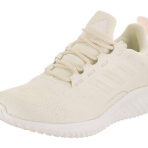 adidas Girls Alphabounce Lace-Up Sneaker Running Shoes Ivory 6 Medium (B,M)