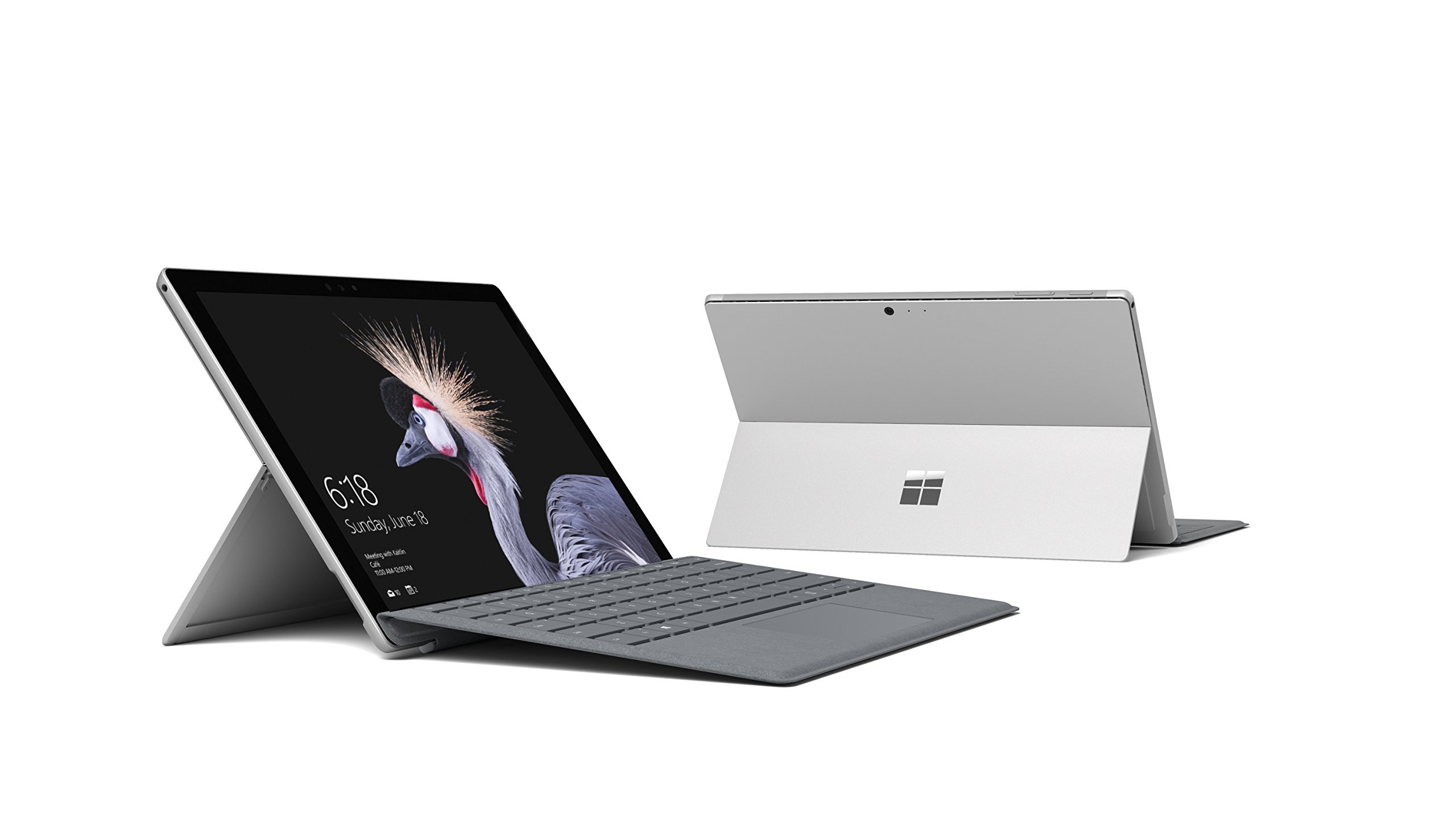 Microsoft Surface Pro (Intel Core i5, 8GB RAM, 128GB) with Platinum Type Cover Bundle (Renewed)