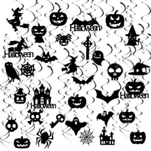 goer 39 pcs halloween hanging swirls for halloween party supplies decorations