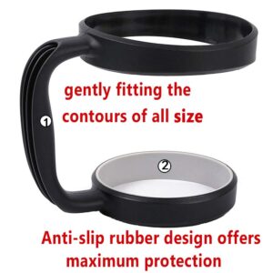 Weierken Handle for 30 oz Tumblers - Portable Anti-Slip Handle Versatile, Available for YETI, RTIC, Ozark Trail, SIC Cup Rambler & More Tumbler Travel Mug