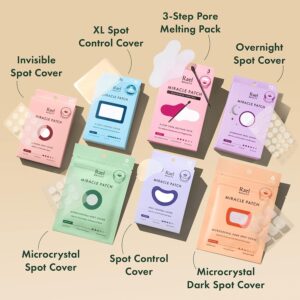 Rael Pimple Patches, Miracle Invisible Spot Cover - Hydrocolloid Acne Pimple Patches for Face, Blemishes and Zits Absorbing Patch, Breakouts Treatment Skin Care, Facial Stickers, 2 Sizes (24 Count)