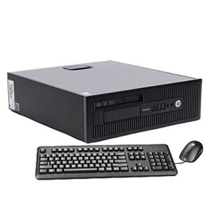 HP ProDesk 600 G1 SFF Slim Business Desktop Computer, Intel i5-4570 up to 3.60 GHz, 8GB RAM, 500GB HDD, DVD, USB 3.0, Windows 10 Pro 64 Bit (Renewed)