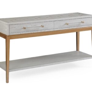 Bassett Mirror Perrine Console, Soft Graphite