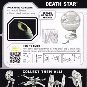 Fascinations Metal Earth Star Wars Death Star 3D Metal Model Kit