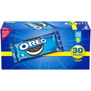 oreo chocolate sandwich cookies, 30 - 1.59 oz snack packs