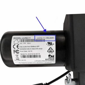 Fromann Okin JLDQ-1A and JLDQ-11 Motor Actuator JLDQ.11.156.333K for Power Electric Recliner Chair with 4 Screws, 2 Nuts