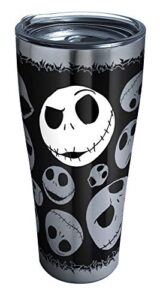 tervis disney nightmare before christmas 25th anniversary triple walled insulated tumbler travel cup keeps drinks cold & hot, 30oz legacy, stainless steel