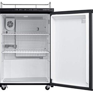 EdgeStar BR3002SS 24 Inch Wide Kegerator Conversion Refrigerator for Full Size Keg - Stainless Steel