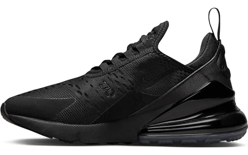 Nike Women's AIR MAX 270 Casual Shoes (10, Black/Black/Black)