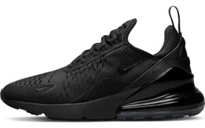 nike women's air max 270 casual shoes (10, black/black/black)