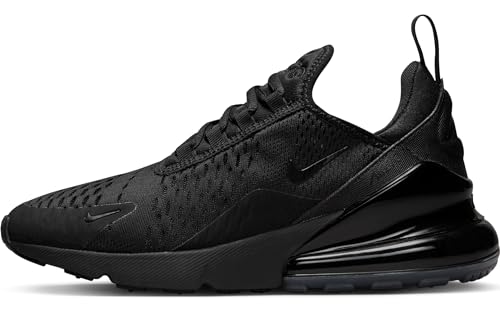 Nike Women's AIR MAX 270 Casual Shoes (10, Black/Black/Black)