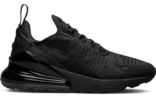 Nike Women's AIR MAX 270 Casual Shoes (10, Black/Black/Black)