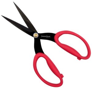 wonderful scissors by emma oliver – 4, 6 & 7-1/2 inch serrated blade shears – perfect for cutting fabric, cloth, paper & more (7-1/2")