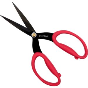 Wonderful Scissors by Emma Oliver – 4, 6 & 7-1/2 Inch Serrated Blade Shears – Perfect for Cutting Fabric, Cloth, Paper & More (7-1/2")