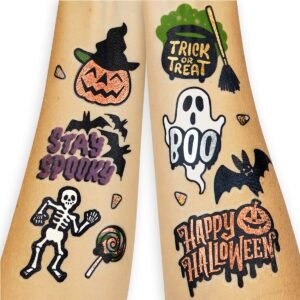 xo, Fetti Halloween Tattoos for Kids - 30 styles | Happy Halloween Decorations, Skeletons, Ghosts, Pumpkins, Spiderwebs + More