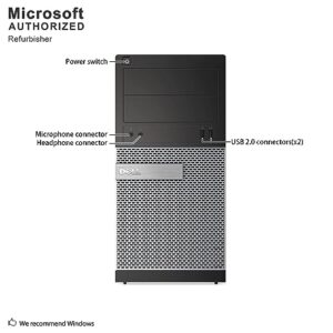 Dell 3020-T, Core i5-4570 3.2GHz, 8GB RAM, 500GB Hard Drive, DVDRW, Windows 10 Pro 64bit (Renewed)