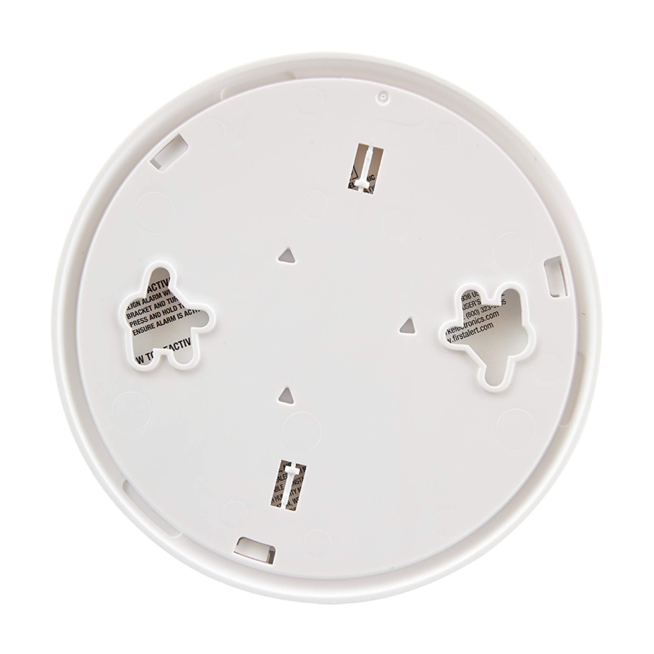 FIRST ALERT Battery Powered P1210E Smoke Alarm, White