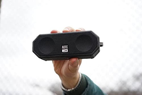 Altec Lansing LifeJacket H2O 4 - Waterproof Bluetooth Speaker, Durable & Portable Speaker with Voice Assistant, 10 Hour Battery Life & 100 Foot Range, Black
