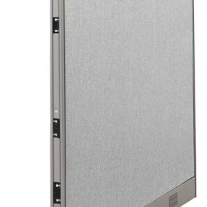 GOF Single Office Partition, Large Fabric Room Divider Panel, Custom Built Workstation 24" W x 72" H